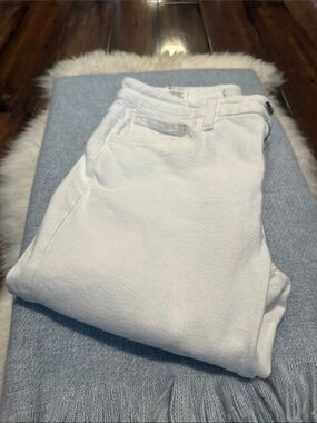Worn once white jeans